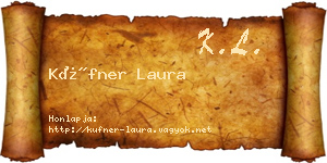 Küfner Laura névjegykártya